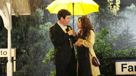 Josh Radnor and Cristin Milioti in How I Met Your Mother (CBS)